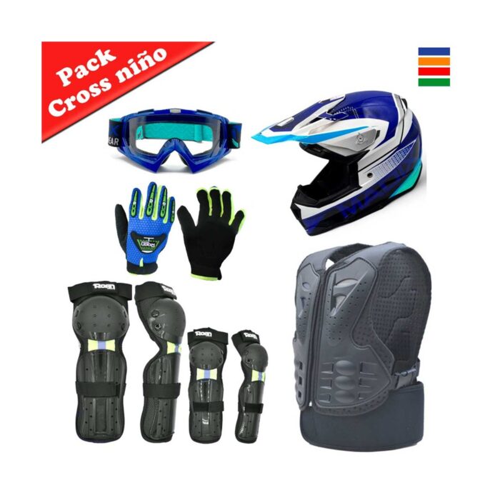 Pack completo cross chaleco infantil - Imagen 1