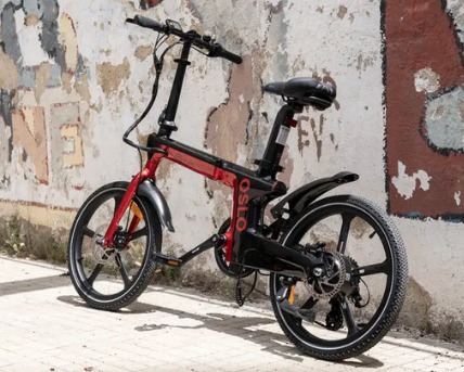 Bicicleta eléctrica plegable Youin Oslo rojo (1) Bicicleta eléctrica plegable Youin Oslo - Imagen 9
